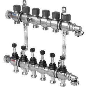 Cv Verdeler DN25-10 RVS/blank