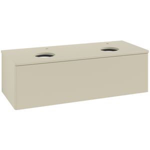 Wastafelonderkast Antao 1200x360x500mm S.Grey Matt Lacquer L35050HJ