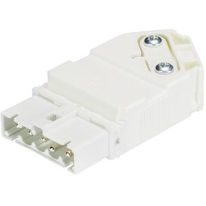Kabelsteker GST15I5 male wit schroef VVE=50