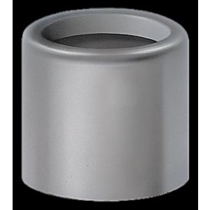 Eindtule kunststof Ø14mm grijs VVE=50