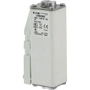 Zekering hoge snelheid 100A DC 750V 80kA compact size 1 41x