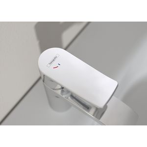 Metris 1-hendel wastafelkraan Coolstart 110 sprong 116mm chroom incl. waste