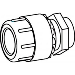 Verloopsok tyleen klem 50x42mm soldeer