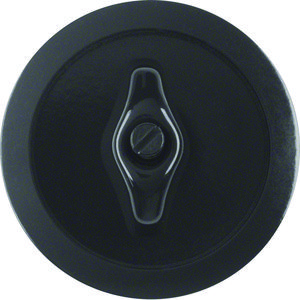 Centraaldeel+draaiknevel Serie 1930 zwart