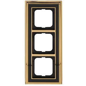 Afdekraam 3v dynasty messing antraciet