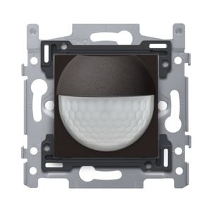 Bewegingsmelder 230V 8m 180gr. wanddetector inb.doos d.brown