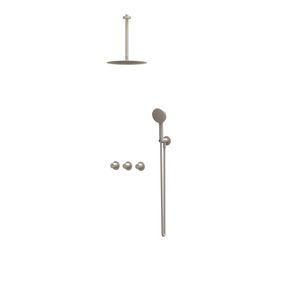 Afbouwdeel regendouche Combiset Bond 4 inbouwthermostaat gebor. nickel CSB4EXGNBCCA excl. inbouwbox