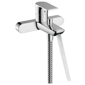 Rebris E ééngreeps badmengkraan opbouw met hartafstand 15,3cm chroom
