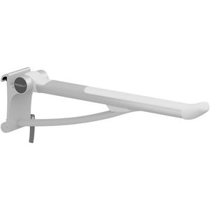 Toiletsteun 700mm zijw. rechts tbv montage aan wandrail PLUS wit (excl.rail)