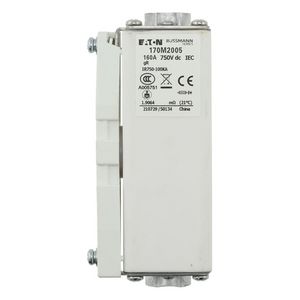 Zekering hoge snelheid 160A DC 750V 80kA compact size 1 41x
