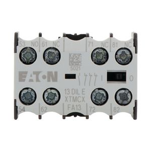 Hulpcontacten 1M+3V opbouw schroefaansluiting VVE=5