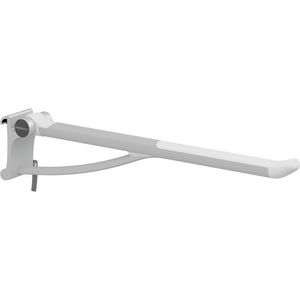 Toiletsteun 850mm zijw. rechts tbv montage aan wandrail PLUS wit (excl.rail)