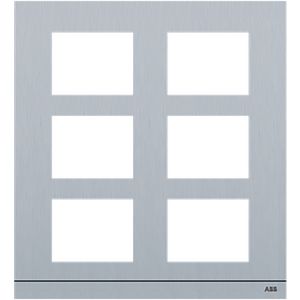 Welcome buitenpost frame audio, maat 2/3, aluminium (41396CF-A)