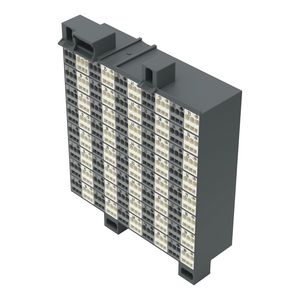Rangeerblok 80-polig Opdruk 1-80 donkergrijs