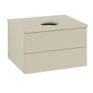 Wastafelonderkast Antao 600x360x500mm S.Grey Matt Lacquer L18110HJ