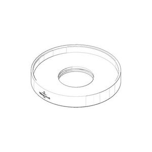 Rozet V&B-logo 60x9mm Mat Wit