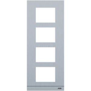 Welcome buitenpost frame audio, maat 1/4, aluminium (41394CF-A)