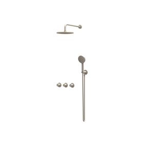 Afbouwdeel regendouche Combiset Bond 4 inbouwthermostaat gebor. nickel CSB4EXGNBEAA excl. inbouwbox