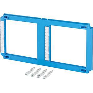 Mi Afdekking voor NH00 Lastscheiders BM4 600x300mm Blauw