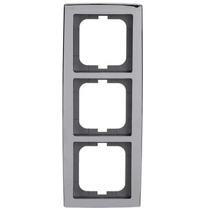 Afdekraam 3v s-chroom glans