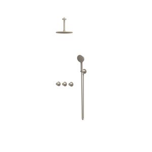 Afbouwdeel regendouche Combiset Bond 4 inbouwthermostaat gebor. nickel CSB4EXGNBEBA excl. inbouwbox