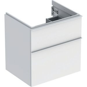 iCon wastafelonderkast 2x la 60cm wit mat / greep wit mat