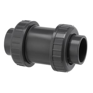 PVC druk terugslagklep 32mm PN16 2x mof