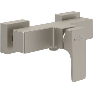 Eengreeps douchekr Architectura Square Brushed Nickel Matt