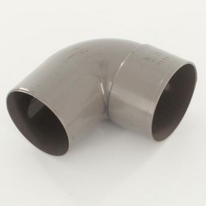 PVC bocht 90° hwa 2x lijmmof 80mm