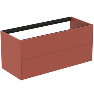 Conca wastafelmeubel 120x50x55cm 2 laden zonder afdekblad matt sunset