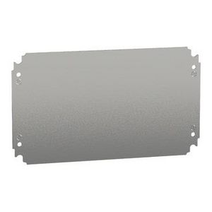 Volle montageplaat 250x400mm Gegalvaniseerd plaatstaal