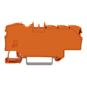 Verdeelklem bedieningsopening 1x6mm²/6x1,5mm² oranje VVE=12