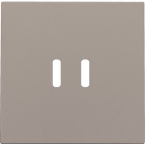 Afwerkingsset dubbele smart USB-C-lader bronze coated