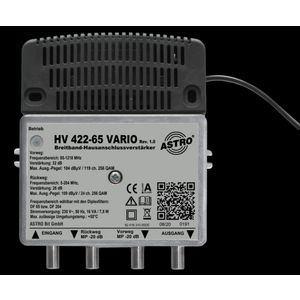 Breedbandversterker 85 – 1218 MHz versterking 32dB F aansluitingRetour 30dB instelling met jumpers.