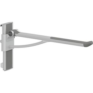 Toiletsteun 850mm zijw. rechts montage aan wandrail PLUS antraciet (incl. rail)