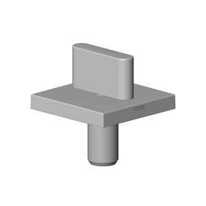 Greep badkuip Cold ovaal puur 60X60X40mm-CHA gb(22kt)