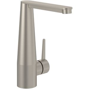 Eengreeps wastafelkraan Conum Brushed Nickel Matt TVW12700400064