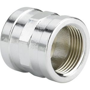 Draadsok brons verchroomd 3/4" (2x bn.) 3270