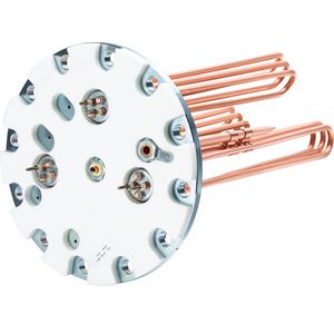 Verwarmingsflens 12000W 230V koper