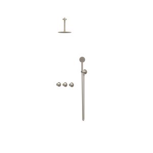 Afbouwdeel regendouche Combiset Bond 4 inbouwthermostaat gebor. nickel CSB4EXGNCABA excl. inbouwbox