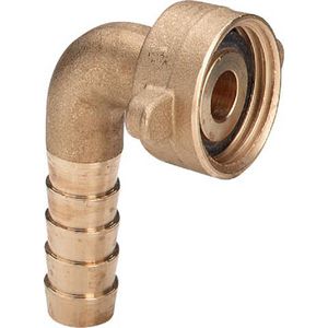slangtuleschroefkoppeling 1/2x3/4 messing/blank 1813 VVE=10