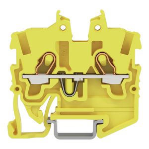 2-draads MINI-rijgklem bedieningsopening 1mm² geel 2050-1206 VVE=100