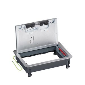 Dekselset metaal rechth.tapijtr.+inbouwframe 8/12m inspectie