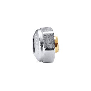 Monoblokkoppeling koperbuis 23p.1,5x10mm chroom
