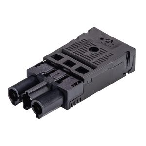 Kabelsteker GST18I3 male zwart veerklem