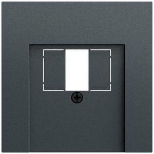 Afdekking USB-voeding PD System 70 antracit(gel.)