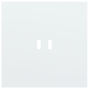 Enkelvoudige afdekplaat voor dubbele USB-C lader 154-74103