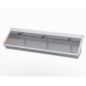 SANILAV 1 180cm met Delabie "soft touch" zelfsluitende kraan
