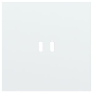 Enkelvoudige afdekplaat voor dubbele USB-C lader 154-74103