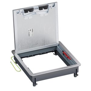 Dekselset metaal vierk.tapijtr.+inbouwframe 16/24m inspectie